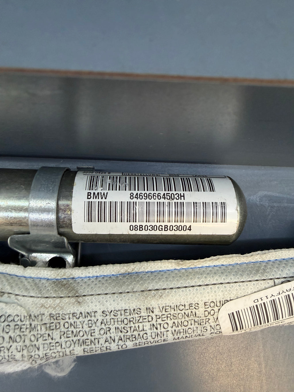 BMW E90 Left side Curtain Airbag 84696664503H