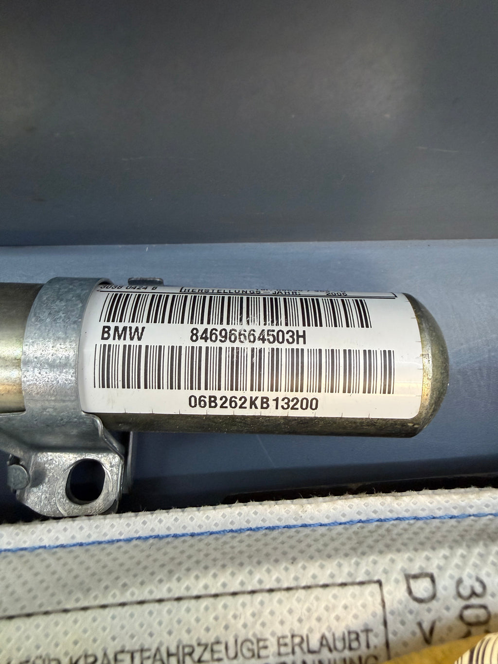 BMW E90 Left side Curtain Airbag 84696664503H