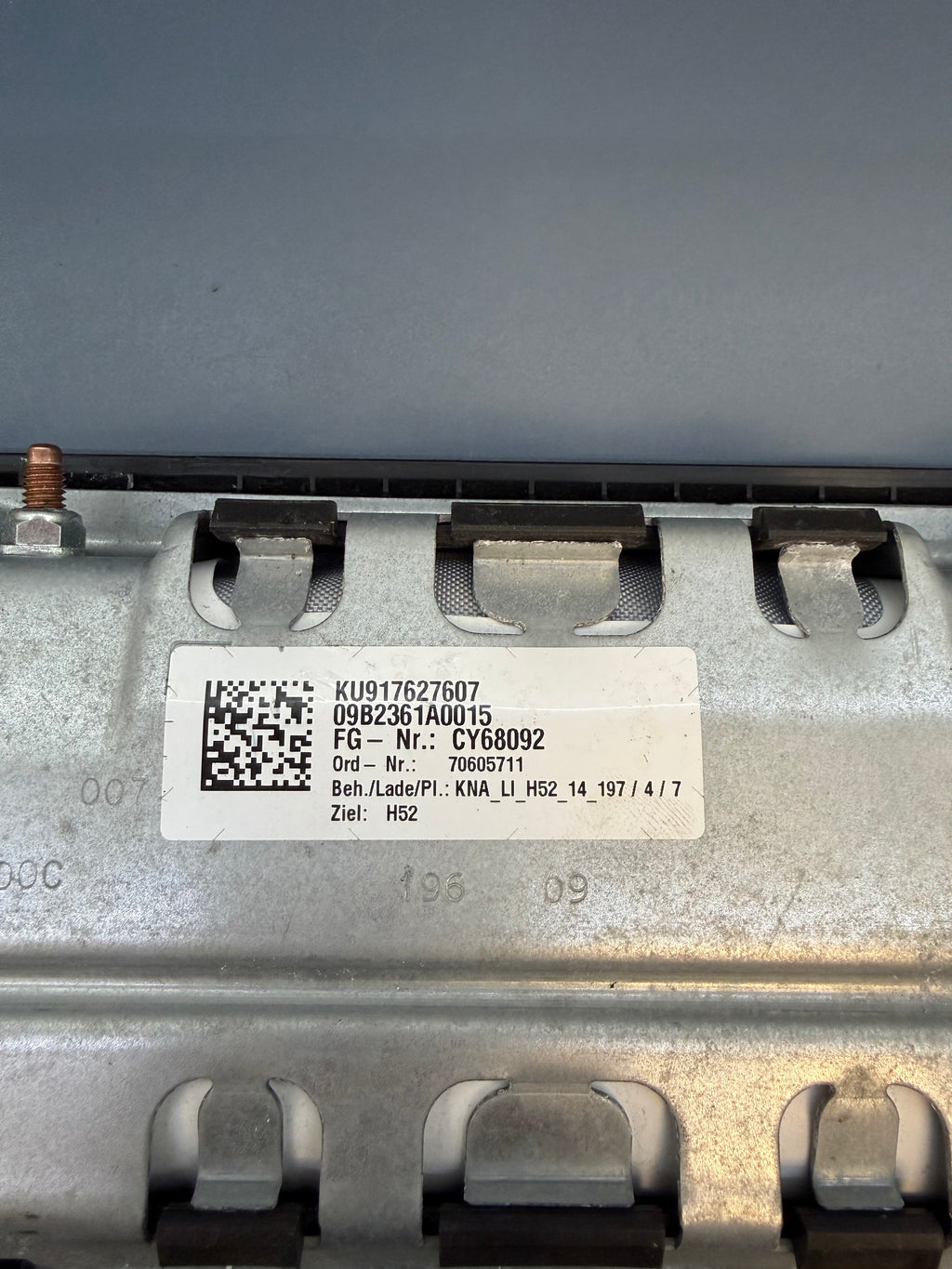 BMW F02 Right side Knees Airbag  KU917627607