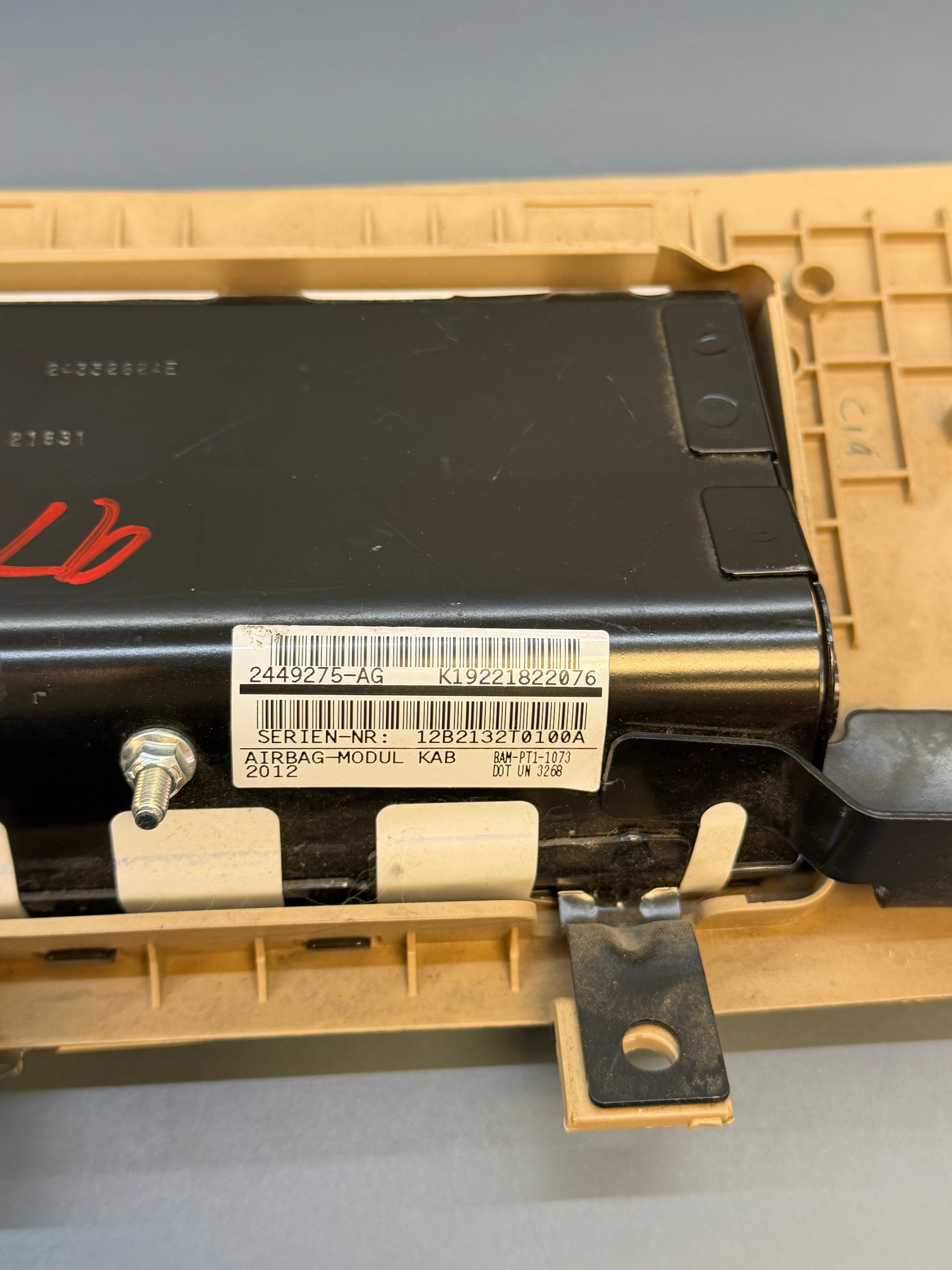 BMW F25 Left side Knees Airbag K19221822076