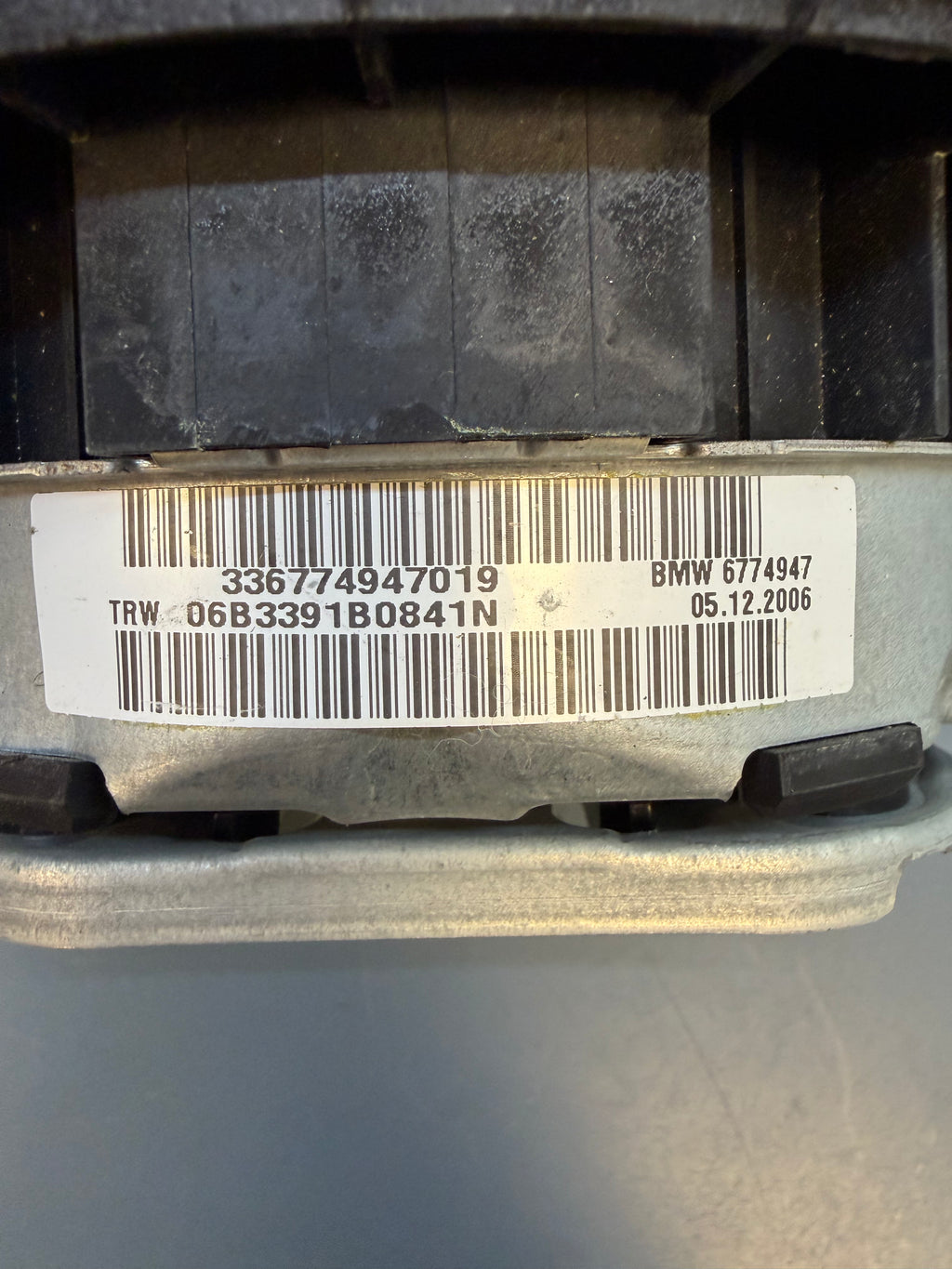 BMW E90 Steering Wheel Airbag 6774947