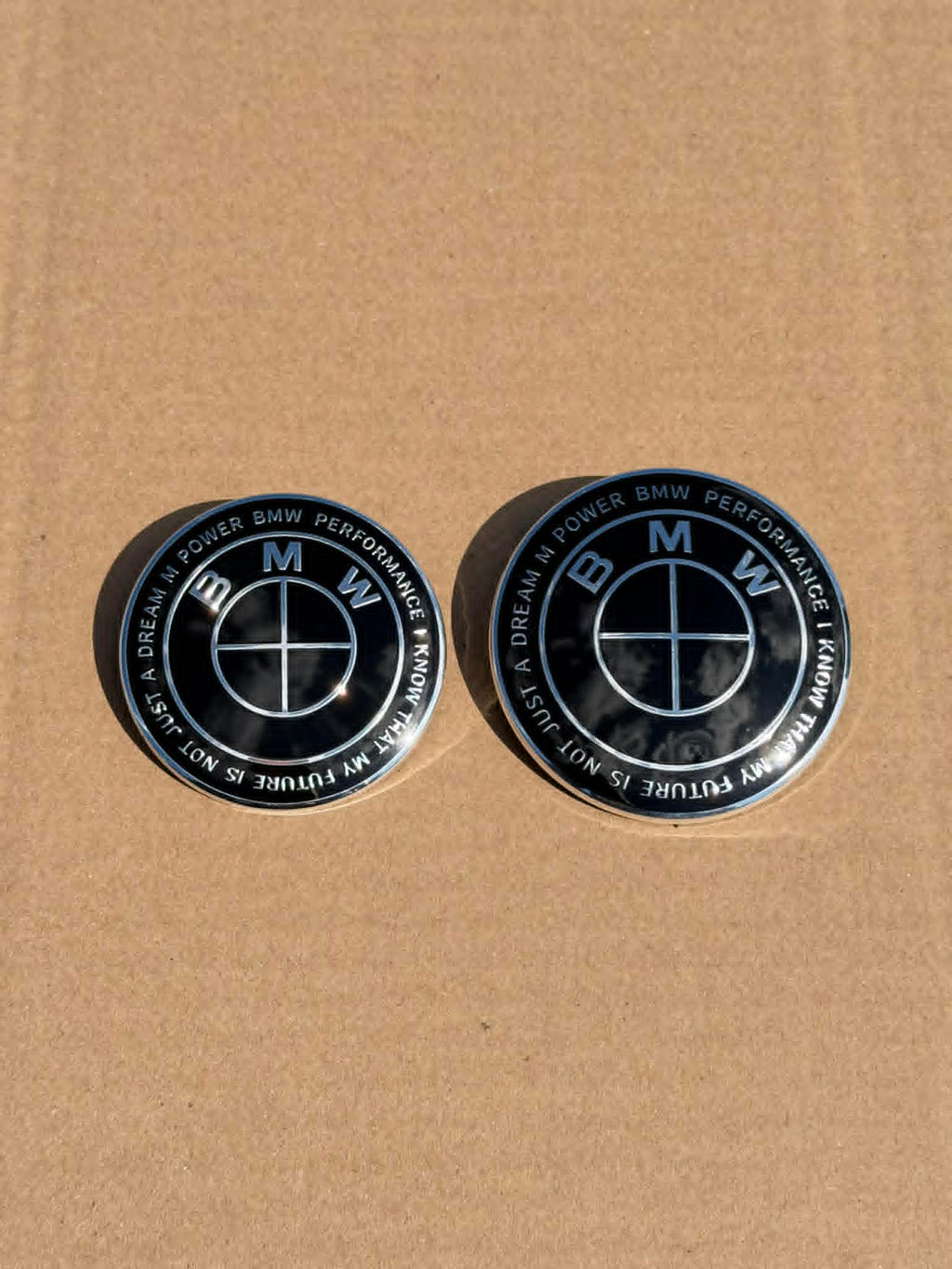 Front/rear BMW 82mm 74mm M Power, Hood Trunk Emblem Logos